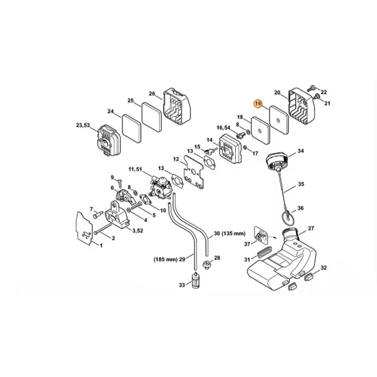 STIHL  Filtr wstępnego oczyszczania 4137 124 1501